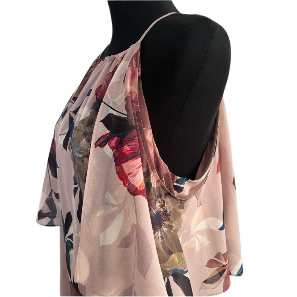 Trina Turk Pink Floral Dress Size 6 - Picture 4 of 8